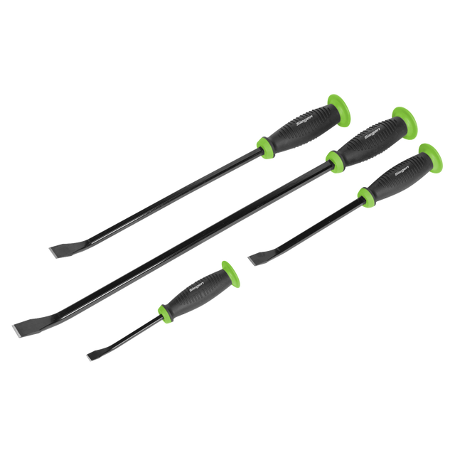 Siegen Pry Bar Set with Hammer Cap 4pc