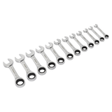 Siegen Stubby Combination Ratchet Spanner Set in EVA Foam Tray 12pc – additional product view 3