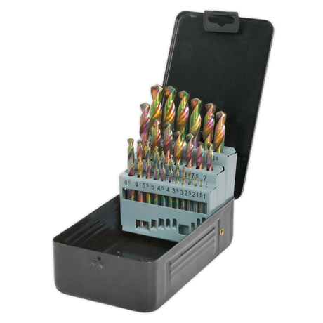 Siegen HSS Edge Ground Drill Bit Set 25pc - DIN 338 – additional supplier image