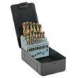 Siegen HSS Edge Ground Drill Bit Set 25pc - DIN 338