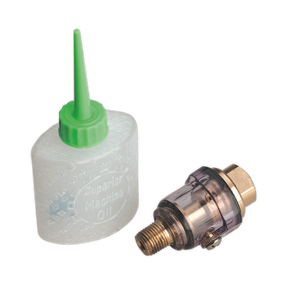 Mini In-Line Air Tool Oiler with Filler 1/4"BSP