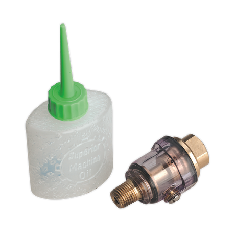 Mini In-Line Air Tool Oiler with Filler 1/4"BSP