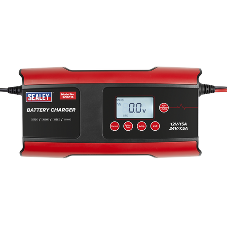 12/24V Compact Smart Battery Charger & Maintainer 15A – additional product view 2
