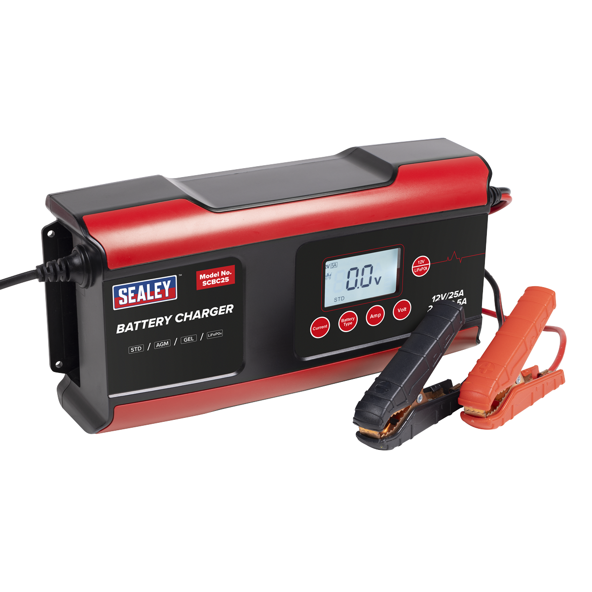 12/24V Compact Smart Battery Charger and Maintainer 25A – additional product view 2