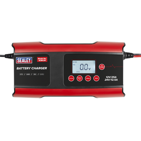 12/24V Compact Smart Battery Charger and Maintainer 25A – additional product view 3