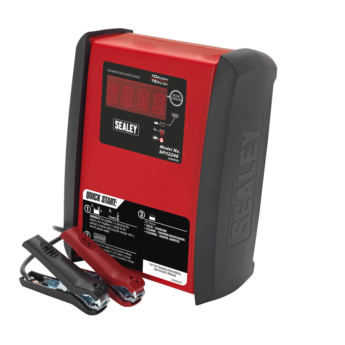 12V/15A 24V/10A Intelligent Speed Charge Battery Charger/Maintainer – additional product view 4