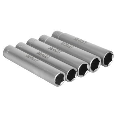 Extra-Deep Socket Set 1/2"Sq Drive 5pc