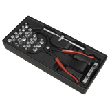 Premier Oil Filter Wrench, Pliers & Drain Key Set with Tool Tray 21pc – additional product view 2