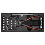 Premier Oil Filter Wrench, Pliers & Drain Key Set with Tool Tray 21pc – additional product view 3