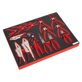 Premier Platinum Pliers Set with Tool Tray 14pc