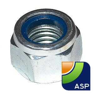 Hexagon Nyloc Nuts  – Grade 8 – Steel Zinc Plated – DIN 982 - Pack of 10