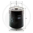 MANN FILTER W1374/6 Hydraulic Oil Filter