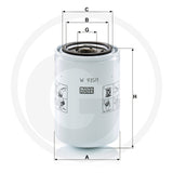 MANN FILTER W935.1 Engine Oil Filter additional view