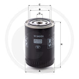 MANN FILTER W940.24 Engine Oil Filter