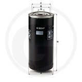 MANN FILTER W962/47 Engine Oil Filter