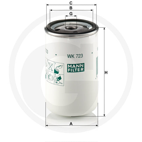 MANN FILTER WK723 Fuel Filter