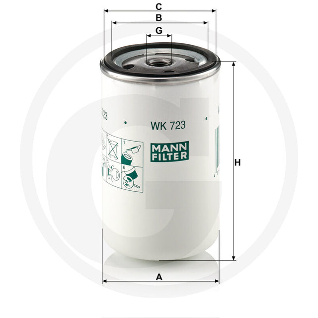 MANN FILTER WK723 Fuel Filter