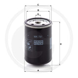 MANN FILTER WK731 Fuel Filter