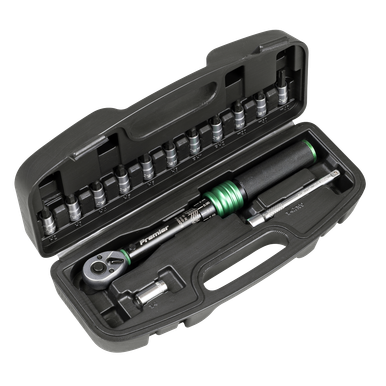 Torque Wrench Set 1/4"Sq Drive 5-25Nm 14pc