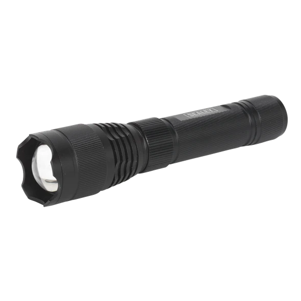 Rechargeable Aluminium Torch with Adjustable Focus 10W SMD LED
