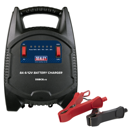 8A 6/12V Battery Charger 230V – additional product view 9