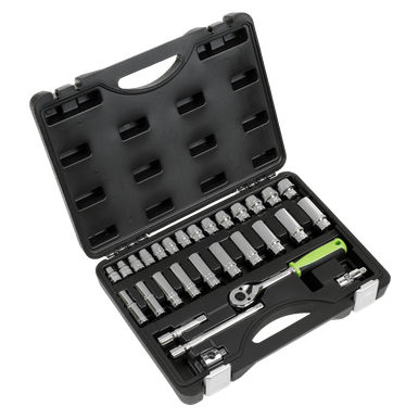 Socket Set 3/8"Sq Drive 29pc
