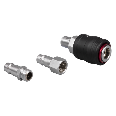 High Flow Air Tool Coupling Kit 1/4"BSPT – additional supplier image