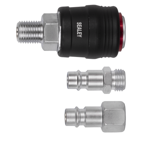 High Flow Air Tool Coupling Kit 1/4"BSPT – additional supplier image