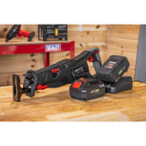 Sealey Premier SV20 Series Brushless Cordless Reciprocating Saw 20V 4Ah Kit - 2 Batteries – additional supplier image