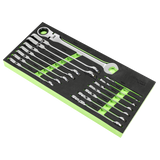 Flexi-Head Combination Ratchet Spanner Set 15pc – additional supplier image
