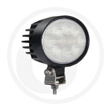 20W oval LED work light, front view