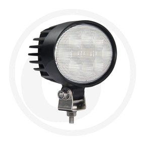 20W oval LED work light, front view