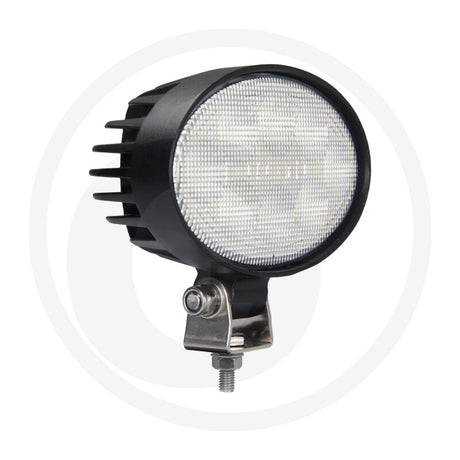 20W oval LED work light, front view