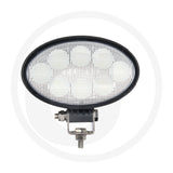 20W oval LED work light, alternate view