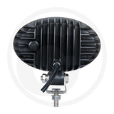 20W oval LED work light, side view