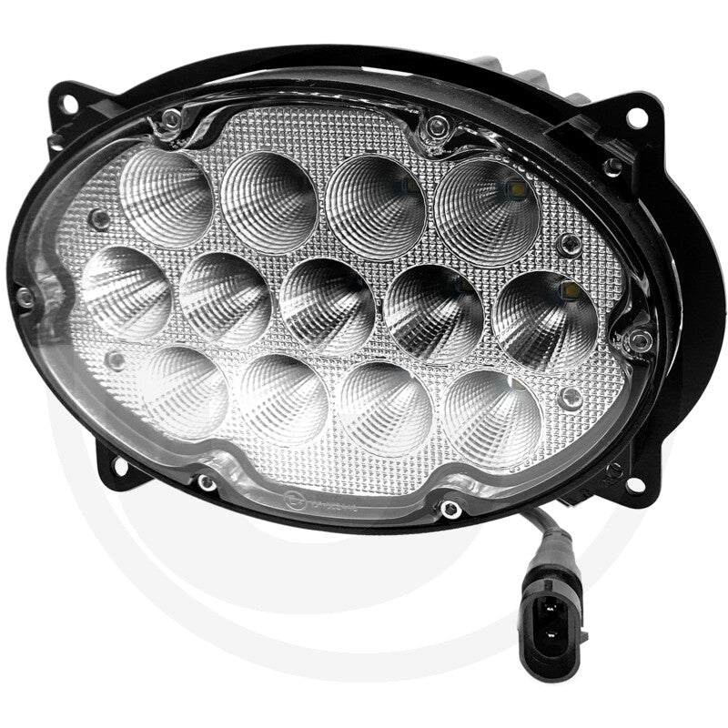 40W LED flush-mount work light, front