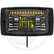 GRANIT rectangular LED main headlight with integrated daytime running and side lights