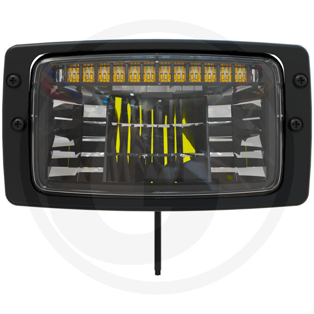 GRANIT rectangular LED main headlight with integrated daytime running and side lights