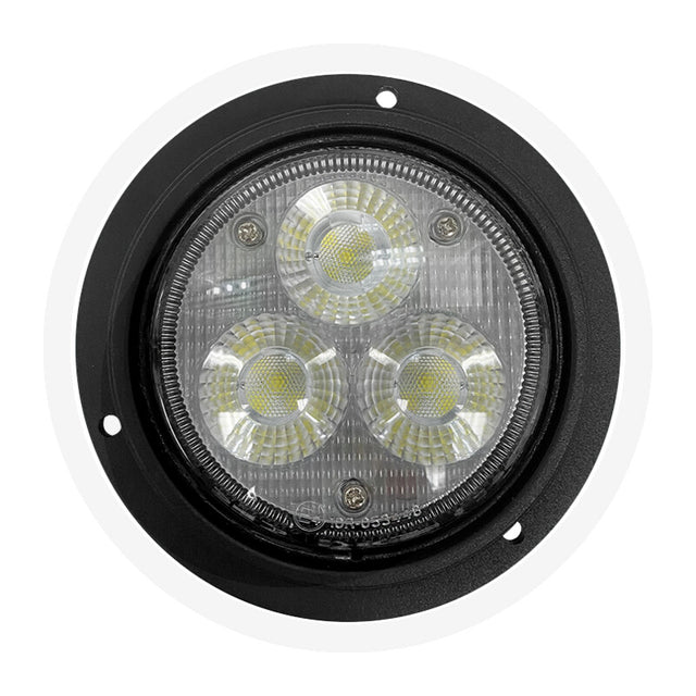 45W round LED floodlight, front view