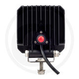 Square 20W LED work light, mounting detail