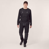Kramp 4 Way Stretch Bib & Brace Overalls – Black