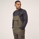 Kramp 4 Way Stretch Bib & Brace Overalls – Olive