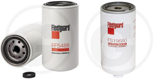 Fuel Filter Pair — Fleetguard FS19680 + FF5488