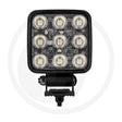 NIGHTSHIFT 54W square LED work light, front view