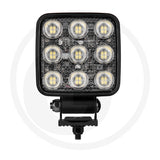 NIGHTSHIFT 54W square LED work light, front view