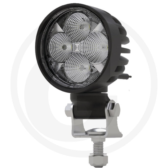 NIGHTSHIFT 18W round LED work light, front view