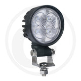 NIGHTSHIFT 18W round LED work light, rear view