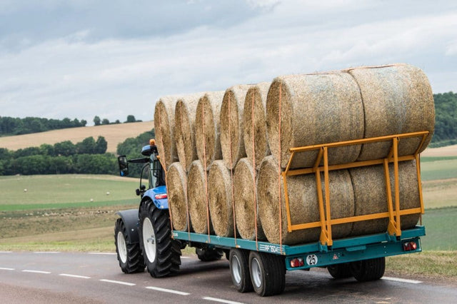 Rolland LSP Semi-Mounted Bale & Flatbed Trailers – manufacturer range photograph; options shown may vary