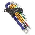Premier AK7190 nine-piece long ball-end hex key set