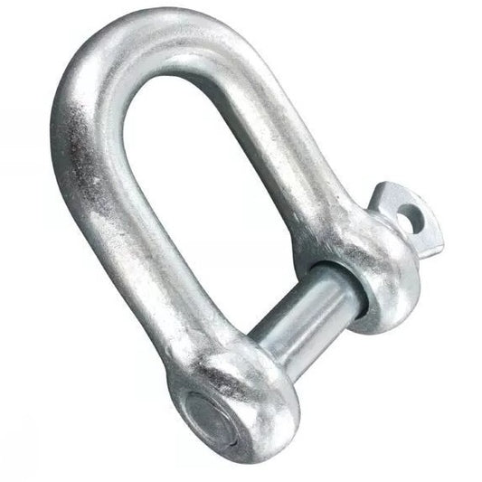 D shackle with threaded screw pin 10mm, 12mm, 16mm